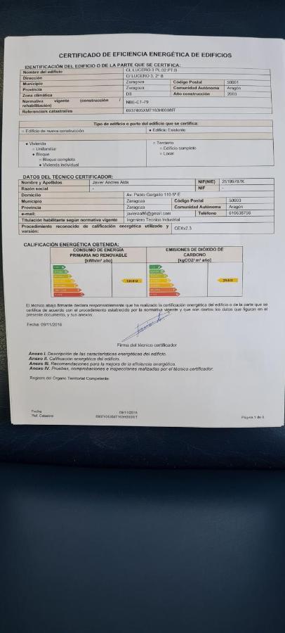 Lucero Dos Catedrales Lejlighed Zaragoza Eksteriør billede
